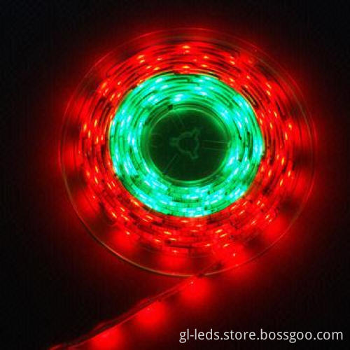 10m/DC 24V/IP20/IP67 option flexible LED strip